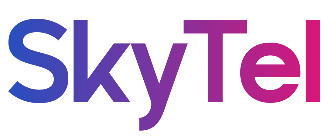 SkyTel eSIM Australia Logo with pink and blue gradient color
